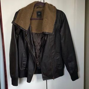 Obey Faux Leather Jacket